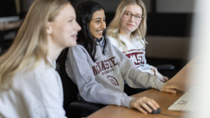 Students in lab